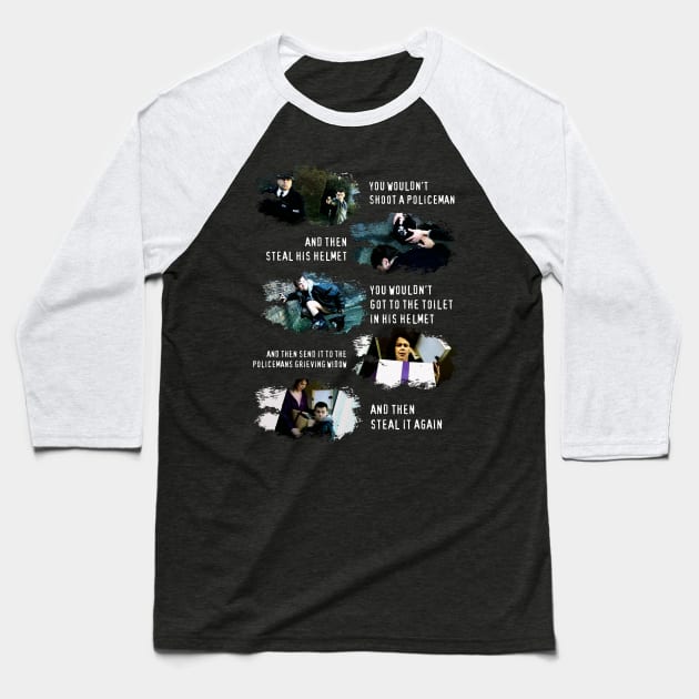 The all new DVD Piracy Warnings Baseball T-Shirt by Meta Cortex